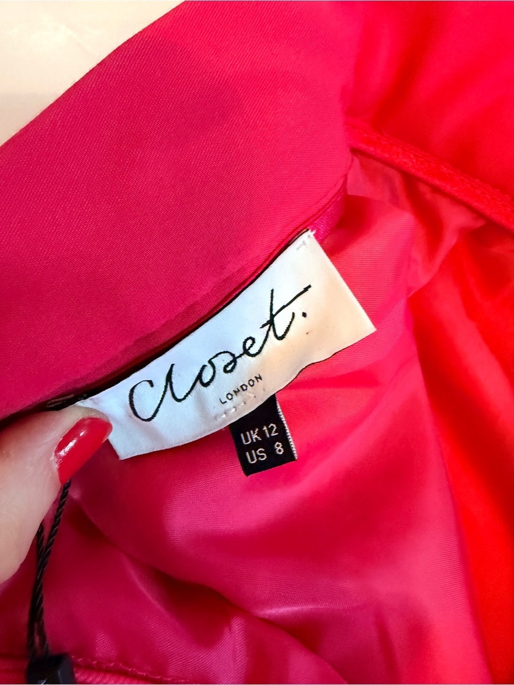 Closet London Fuchsia Striped A-Line Skirt - Picture 8 of 8